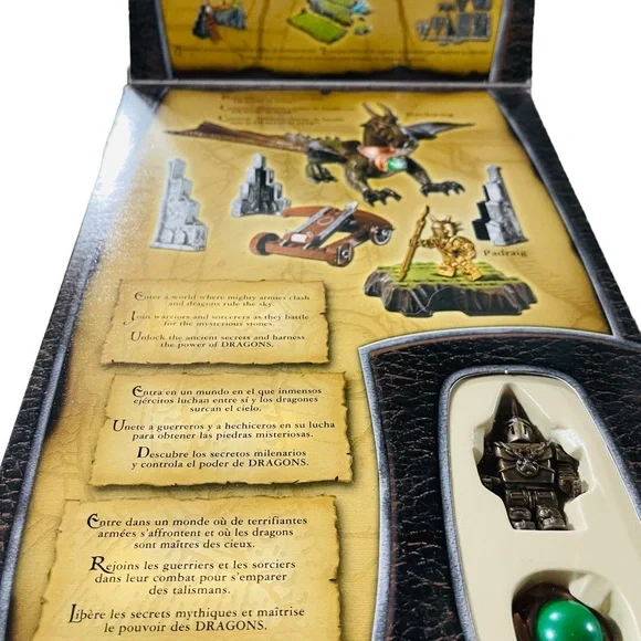 MEGA BLOKS DRAGONS, DRAGON SLAYER #9871 - NEW Open Box Fantasy Toys 8+ vintage - Picture 4 of 9